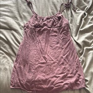 Women's Mauve Sleeveless mini dress
